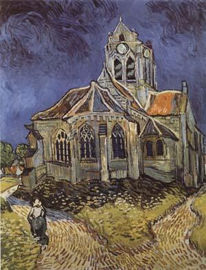 Vincent Van Gogh The Church at Auvers-sur-Oise (mk09) Sweden oil painting art
